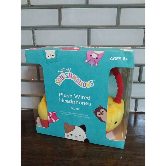 Squishmallows Floyd Fries  Kids Plush‎ Wired Headphones - Picture 1 of 5
